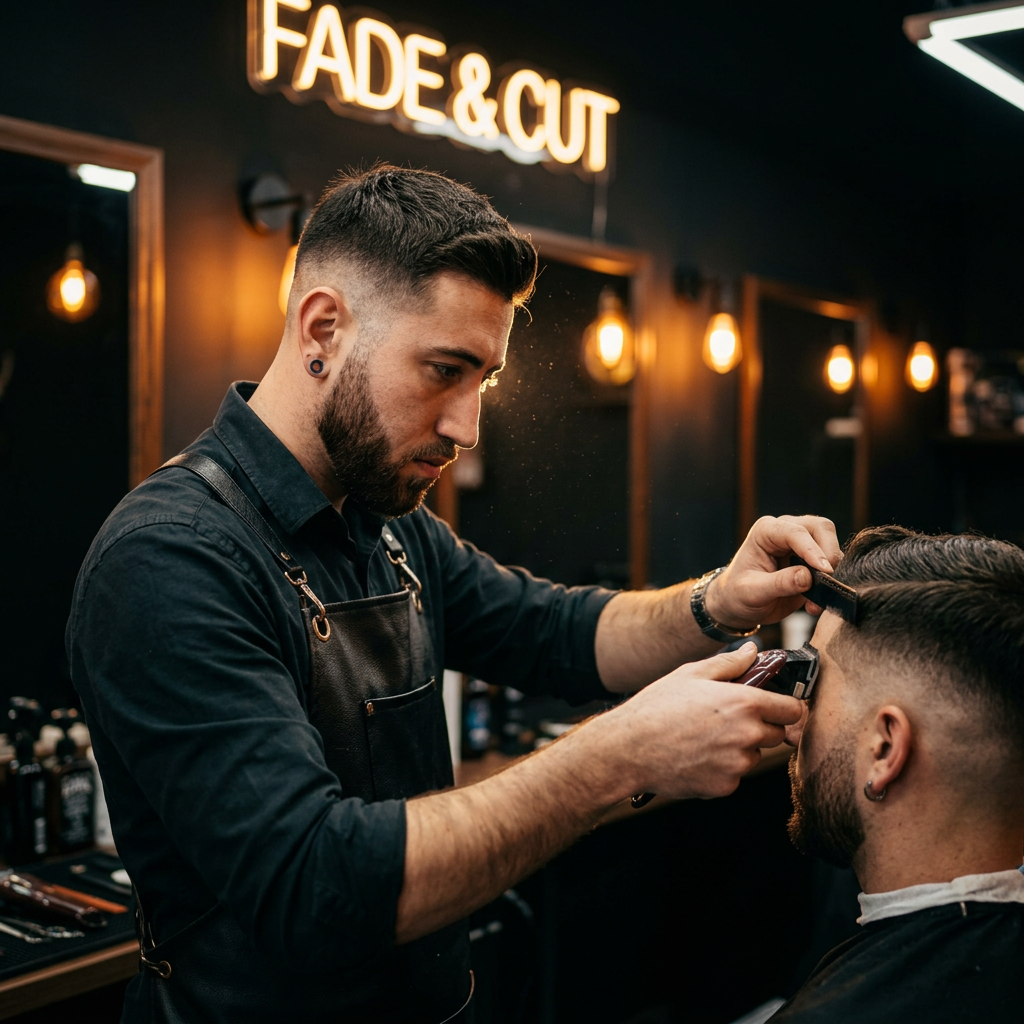 Alex realizează un degrade precis unui client